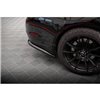 Maxton - Lames De Pare-Chocs Arrière Latérales V.1 Infiniti Q50 S Mk1 Noir Brillant