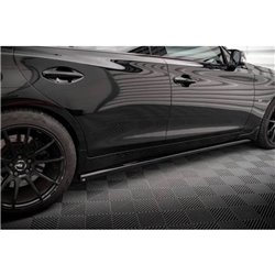 Maxton - Rajouts Des Bas De Caisse V.1 Infiniti Q50 S Mk1 Noir Brillant