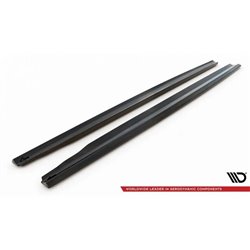 Maxton - Rajouts Des Bas De Caisse Mercedes-Benz S Long AMG-Line V223 Noir Brillant
