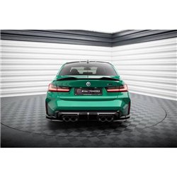 Maxton - Fibre de Carbone Lames De Pare-Chocs Arrière Latérales BMW M3 Sedan / Touring G80 / G81 