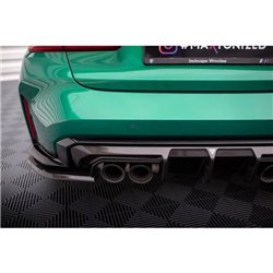 Maxton - Fibre de Carbone Lames De Pare-Chocs Arrière Latérales BMW M3 Sedan / Touring G80 / G81 