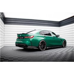 Maxton - Fibre de Carbone Lames De Pare-Chocs Arrière Latérales BMW M3 Sedan / Touring G80 / G81 