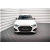Maxton - Lame Du Pare-Chocs Avant V.2 Audi A4 S-Line / S4 B9 Facelift Noir Brillant