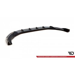 Maxton - Lame Du Pare-Chocs Avant V.1 Audi A4 S-Line / S4 B9 Facelift Noir Brillant