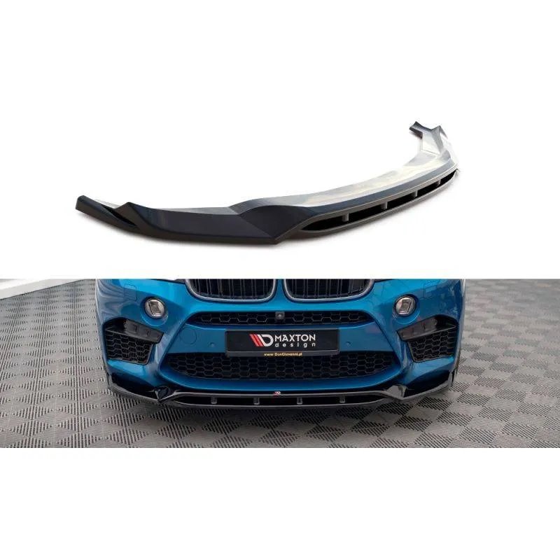 Maxton - Lame Du Pare-Chocs Avant V.3 BMW X5 M F85 / X6 M F86 Noir Brillant