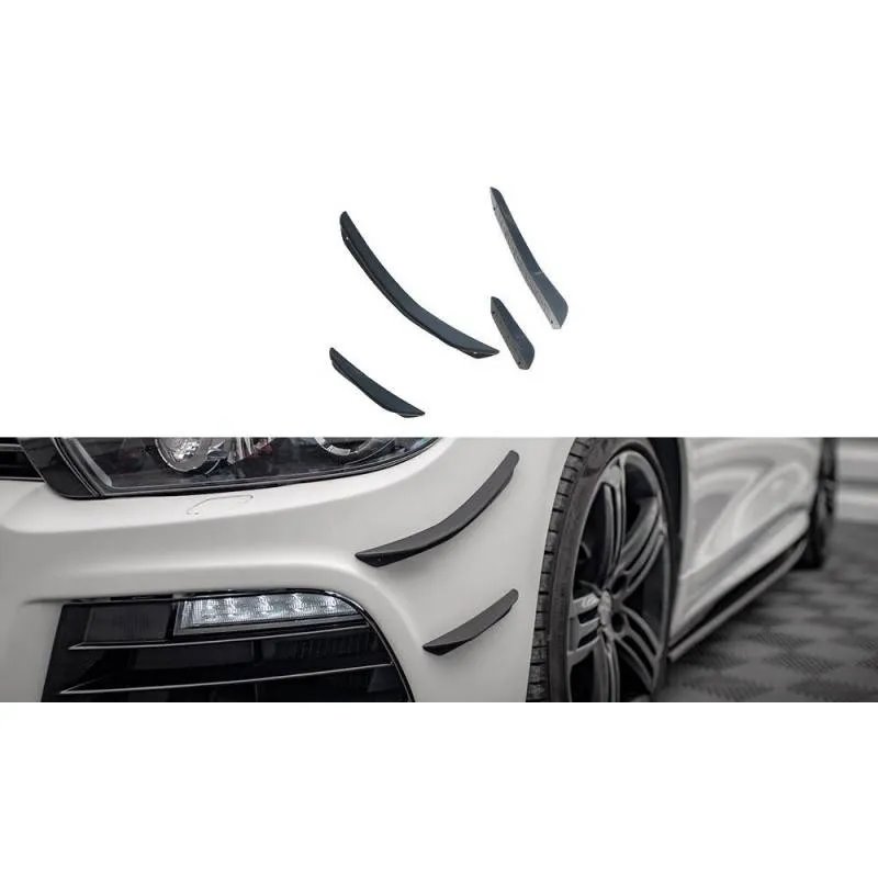Maxton - Ailes de pare-chocs avant (Canards) Volkswagen Scirocco R Mk3