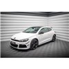 Maxton - Street Pro Rajouts Des Bas De Caisse Volkswagen Scirocco R Mk3 Noir-Rouge + Rabats Brillant