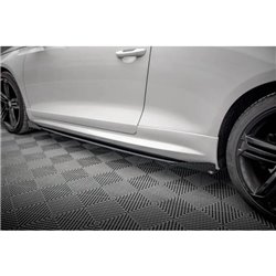 Maxton - Street Pro Rajouts Des Bas De Caisse Volkswagen Scirocco R Mk3 Noir-Rouge + Rabats Brillant