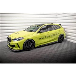 Maxton - Rajouts Des Bas De Caisse V.4 BMW 1 M-Pack/ M135i / 128ti F40 Noir Brillant