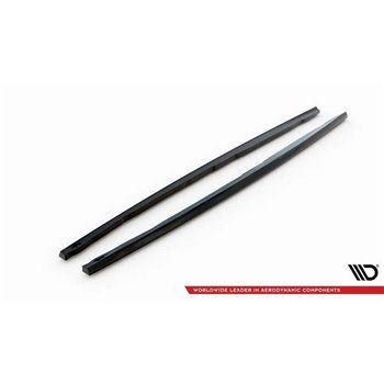 Maxton - Rajouts Des Bas De Caisse V.4 BMW 1 M-Pack/ M135i / 128ti F40 Noir Brillant
