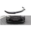 Maxton - Lame Du Pare-Chocs Avant V.2 Infiniti Q50 S Mk1 Noir Brillant