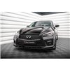 Maxton - Lame Du Pare-Chocs Avant V.2 Infiniti Q50 S Mk1 Noir Brillant