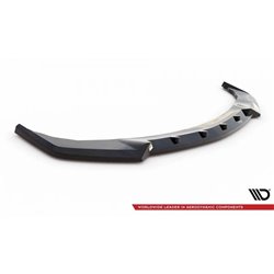 Maxton - Lame Du Pare-Chocs Avant V.2 Infiniti Q50 S Mk1 Noir Brillant