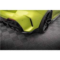 Maxton - Lames De Pare-Chocs Arrière Latérales V.6 (Pour jupe arrière v.3) BMW 1 M-Pack / M135i / 128ti F40 Noir Brillant