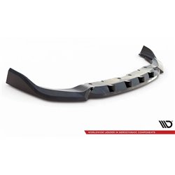 Maxton - Lame Du Pare-Chocs Avant V.7 BMW 1 M-Pack / M135i / 128ti F40 Noir Brillant