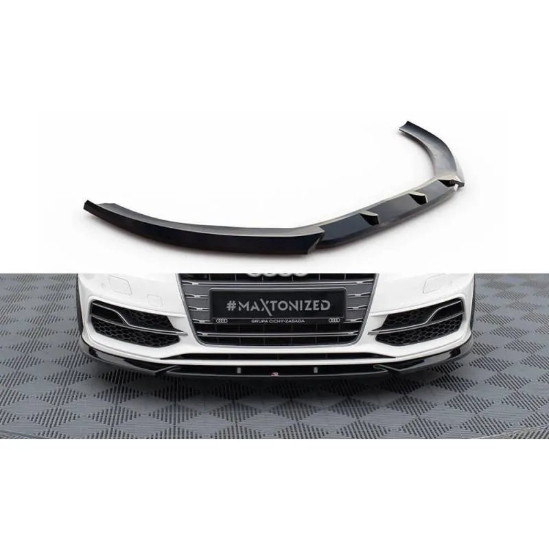 Maxton - Lame Du Pare-Chocs Avant V.2 Audi S3 / A3 S-Line Sportback / Hatchback 8V