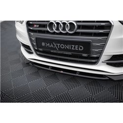 Maxton - Lame Du Pare-Chocs Avant V.2 Audi S3 / A3 S-Line Sportback / Hatchback 8V 