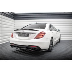 Maxton - Arriere Lame (avec une barre verticale) Mercedes-Benz S AMG-Line W222 Facelift 