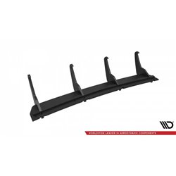 Maxton - Street Pro Central Diffuseur Arriere Audi S3 Sportback / Hatchback 8V Noir-Rouge
