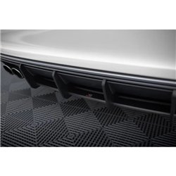 Maxton - Street Pro Central Diffuseur Arriere Audi S3 Sportback / Hatchback 8V Rouge