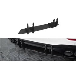 Maxton - Street Pro Central Diffuseur Arriere Mercedes-AMG C 43 W206 Noir-Rouge