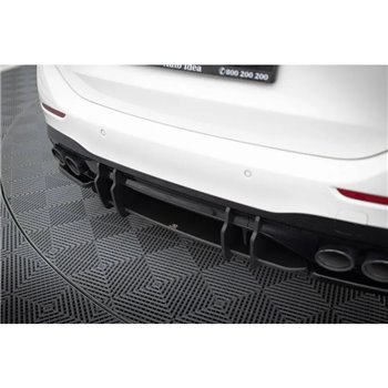 Maxton - Street Pro Central Diffuseur Arriere Mercedes-AMG C 43 W206 Noir-Rouge