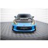 Maxton - Street Pro Lame Du Pare-Chocs Avant V.1 Toyota GR86 Mk1 Noir-Rouge + Rabats Brillant