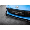 Maxton - Street Pro Lame Du Pare-Chocs Avant V.1 Toyota GR86 Mk1 Noir-Rouge + Rabats Brillant