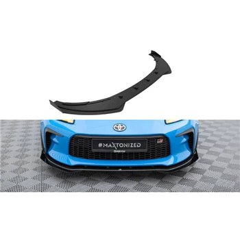 Maxton - Street Pro Lame Du Pare-Chocs Avant V.1 Toyota GR86 Mk1 Noir + Rabats Brillant
