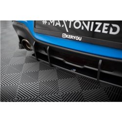 Maxton - Street Pro Central Diffuseur Arriere Subaru BRZ Mk2 Noir-Rouge