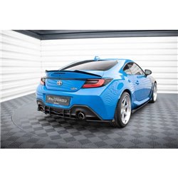 Maxton - Street Pro Lame Du Pare Chocs Arriere V.1 Subaru BRZ Mk2 Noir + Rabats Brillant 