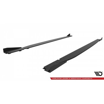 Maxton - Street Pro Rajouts Des Bas De Caisse V.1 Subaru BRZ Mk2 Noir + Rabats Brillant 