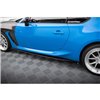 Maxton - Street Pro Rajouts Des Bas De Caisse V.1 Subaru BRZ Mk2 Noir-Rouge + Rabats Brillant