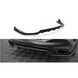 Maxton - Arriere Splitter (avec une barre verticale) V.2 BMW X6 M-Pack G06 Facelift