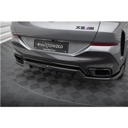 Maxton - Arriere Lame (avec une barre verticale) V.2 BMW X6 M-Pack G06 Facelift 