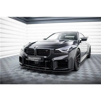 Maxton - Street Pro Lame Du Pare-Chocs Avant V.1 BMW M2 G87 Noir-Rouge