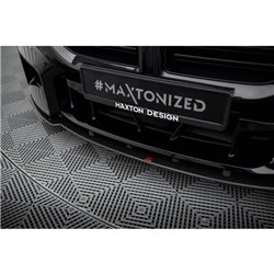 Maxton - Street Pro Lame Du Pare-Chocs Avant V.1 BMW M2 G87 Noir-Rouge