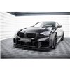 Maxton - Street Pro Lame Du Pare-Chocs Avant V.1 BMW M2 G87 Noir-Rouge + Rabats Brillant