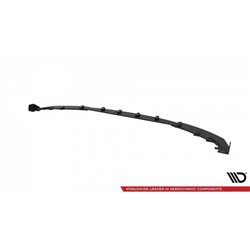 Maxton - Street Pro Lame Du Pare-Chocs Avant V.1 BMW M2 G87 Noir-Rouge + Rabats Brillant