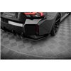 Maxton - Street Pro Lame Du Pare Chocs Arriere V.1 BMW M2 G87 Noir + Rabats Brillant 