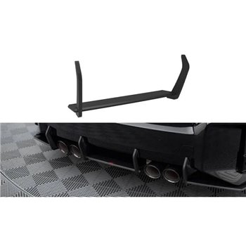 Maxton - Street Pro Central Diffuseur Arriere BMW M2 G87 Noir-Rouge