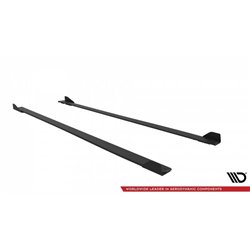 Maxton - Street Pro Rajouts Des Bas De Caisse V.1 BMW M2 G87 Noir-Rouge + Rabats Brillant