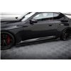 Maxton - Street Pro Rajouts Des Bas De Caisse V.2 BMW M2 G87 Noir-Rouge