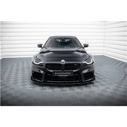 Maxton - Street Pro Lame Du Pare-Chocs Avant V.2 BMW M2 G87 Noir-Rouge