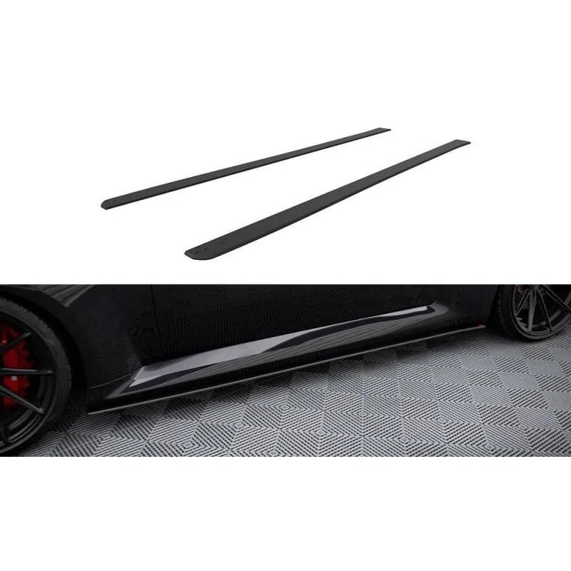 Maxton - Street Pro Rajouts Des Bas De Caisse V.1 BMW M2 G87 Noir-Rouge