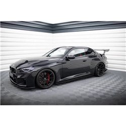 Maxton - Street Pro Rajouts Des Bas De Caisse V.1 BMW M2 G87 Noir-Rouge