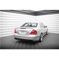 Maxton - Street Pro Central Diffuseur Arriere Mercedes-Benz E 55 AMG W211 Rouge