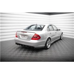Maxton - Street Pro Central Diffuseur Arriere Mercedes-Benz E 55 AMG W211 Rouge