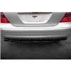 Maxton - Street Pro Central Diffuseur Arriere Mercedes-Benz E 55 AMG W211 Rouge