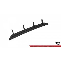 Maxton - Street Pro Central Diffuseur Arriere Mercedes-Benz E 55 AMG W211 Rouge